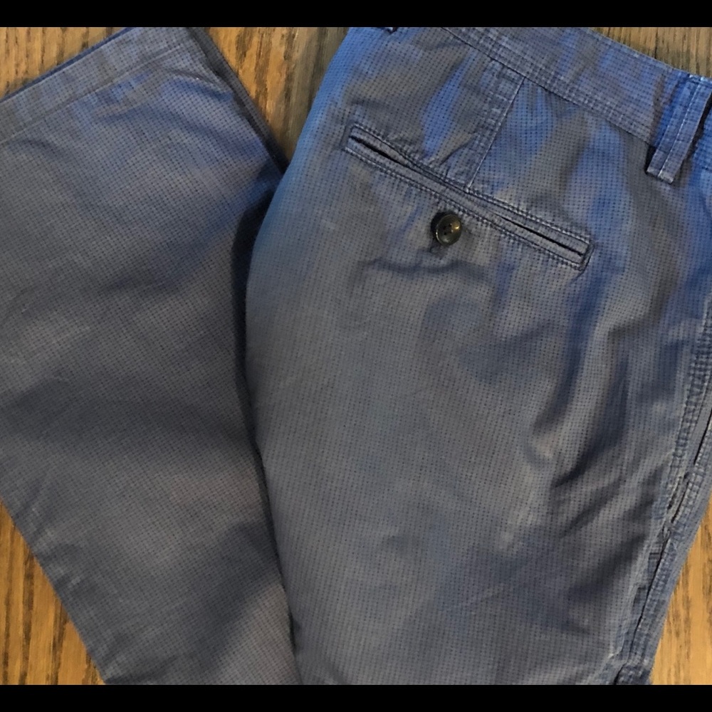 Banana Republic Blue Print Aiden Chino Pants